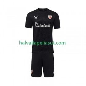 Jalkapallo Pelipaidat/Peliasut Athletic Bilbao Maalivahti Lasten Kotipaita 2025-2026 Lyhythihainen